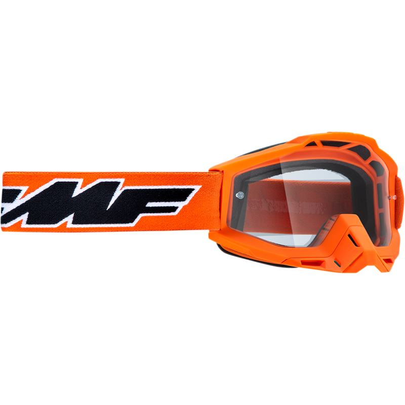 FMF POWERBOMB GOGGLE ROCKET ORANGE - CLEAR LENS