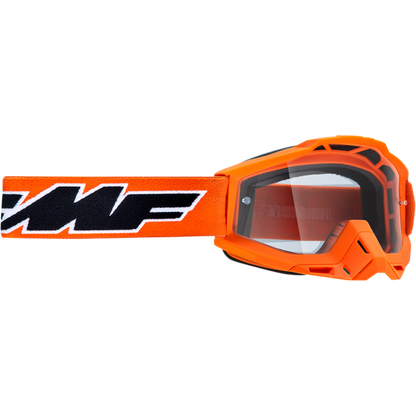 FMF POWERBOMB GOGGLE ROCKET ORANGE - CLEAR LENS