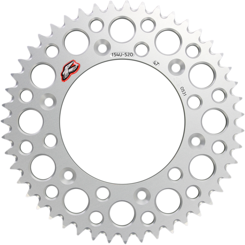 RENTHAL SPROCKET 154U-520-47 SILVER