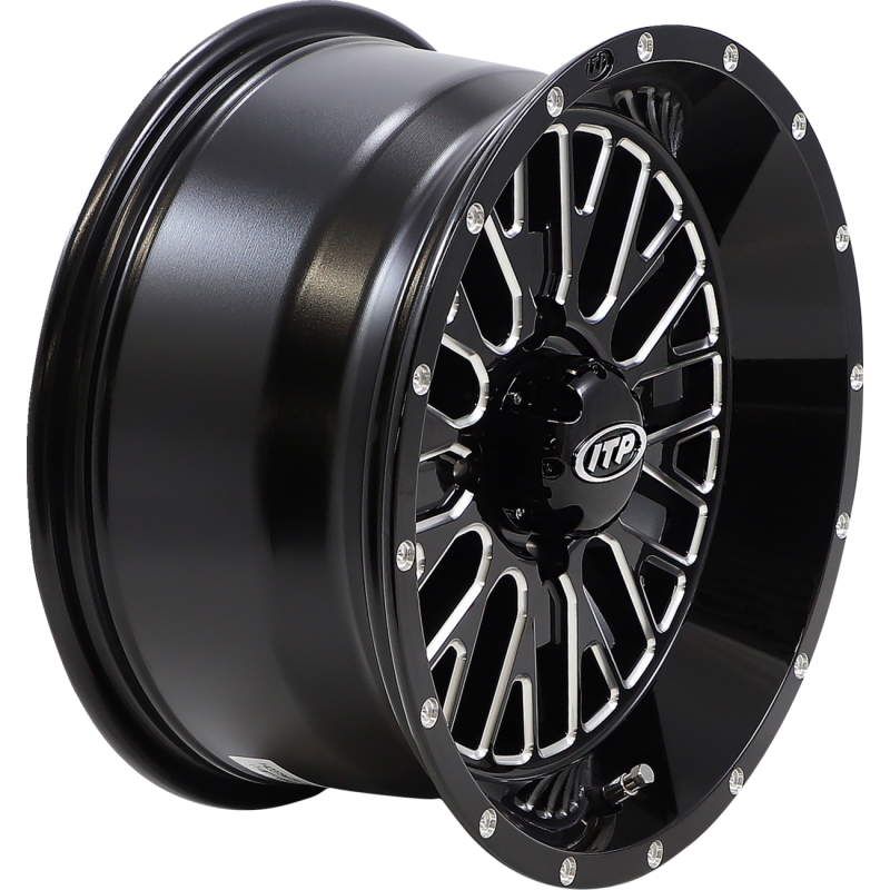 MOMENTUM 14X7 4/110 4+3 (+10mm) GLOSS BLACK/MACHINED