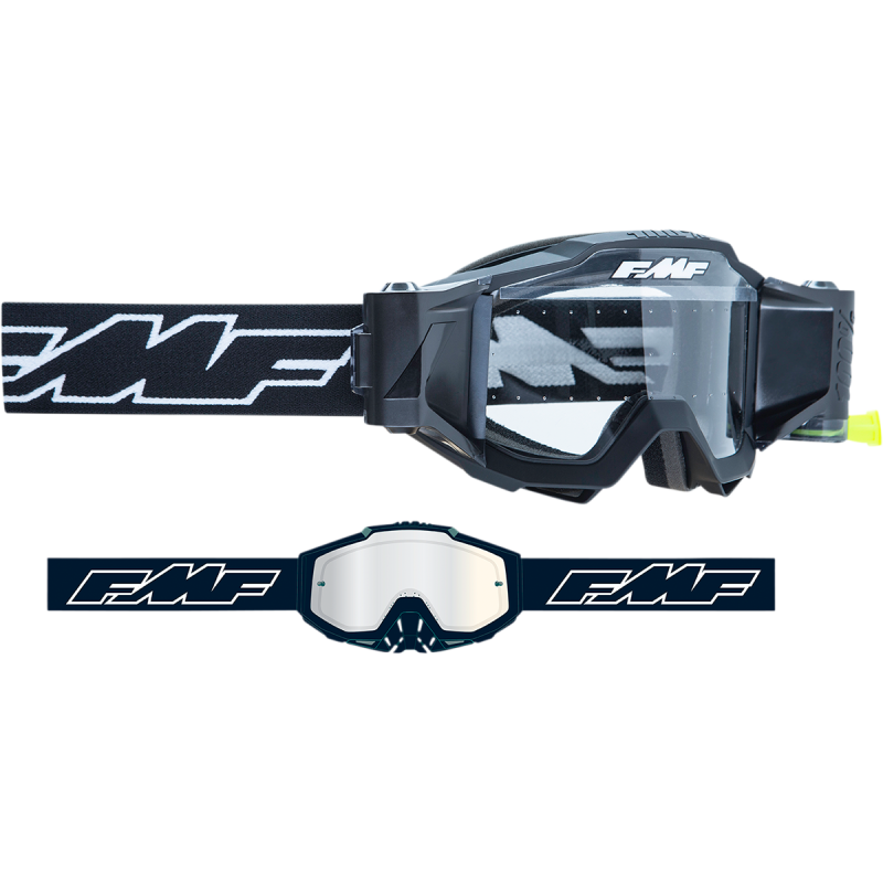 FMF POWERBOMB YOUTH FILM SYSTEM ROCKET BLACK - CLEAR LENS