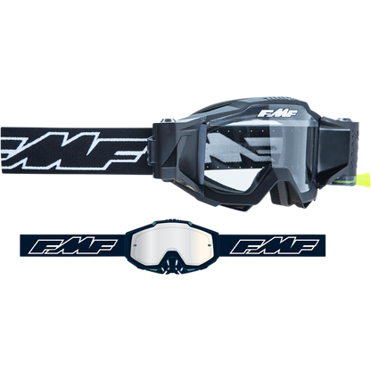 FMF POWERBOMB YOUTH FILM SYSTEM ROCKET BLACK - CLEAR LENS