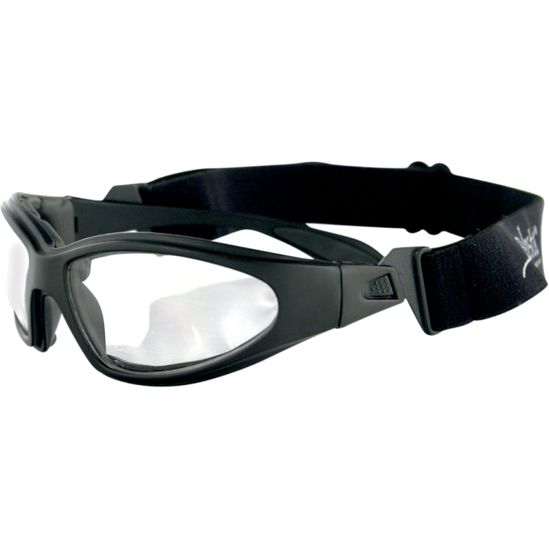 GXR SUNGLASS BLACK FRAME CLEAR ANTIFOG