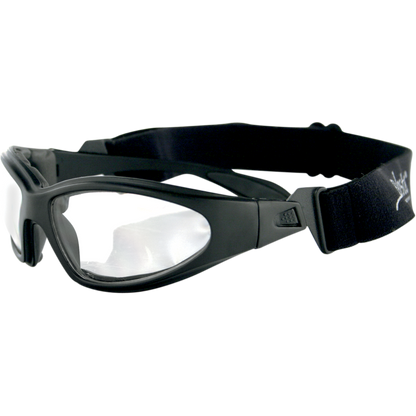 GXR SUNGLASS BLACK FRAME CLEAR ANTIFOG