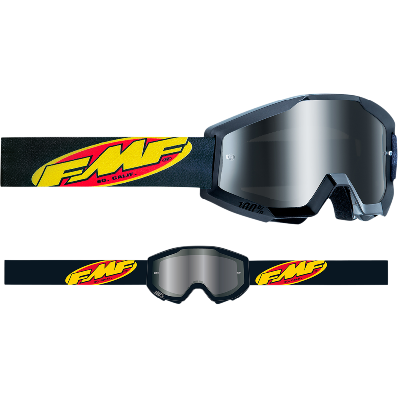 FMF POWERCORE SAND GOGGLE CORE BLACK - SMOKE LENS