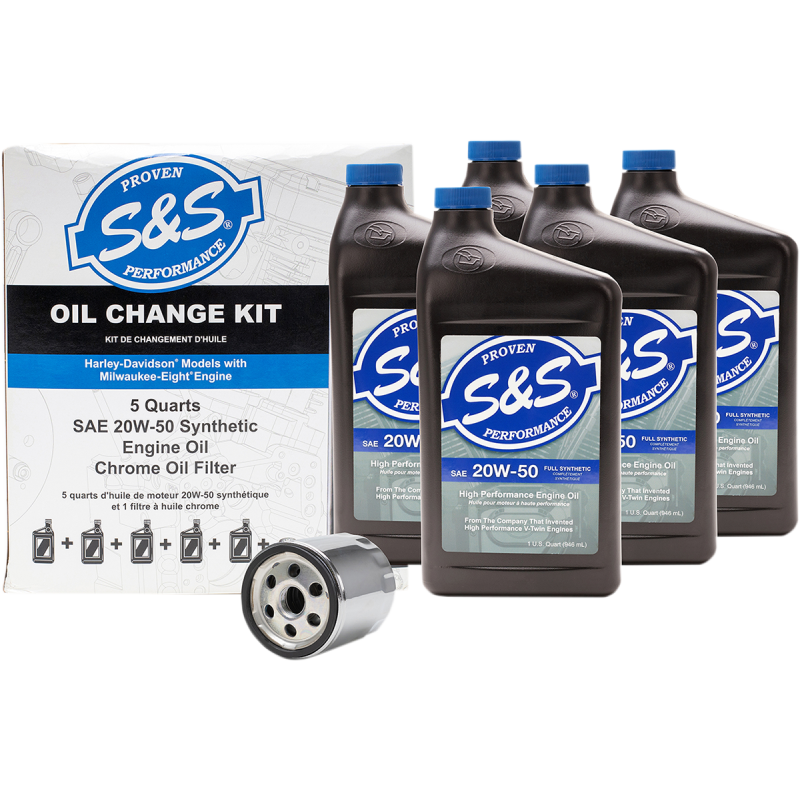 S&S OIL CHANGE KIT M8