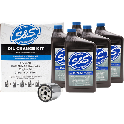 S&S OIL CHANGE KIT M8