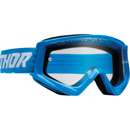 GOGGLE COMBAT RACER BL/WH