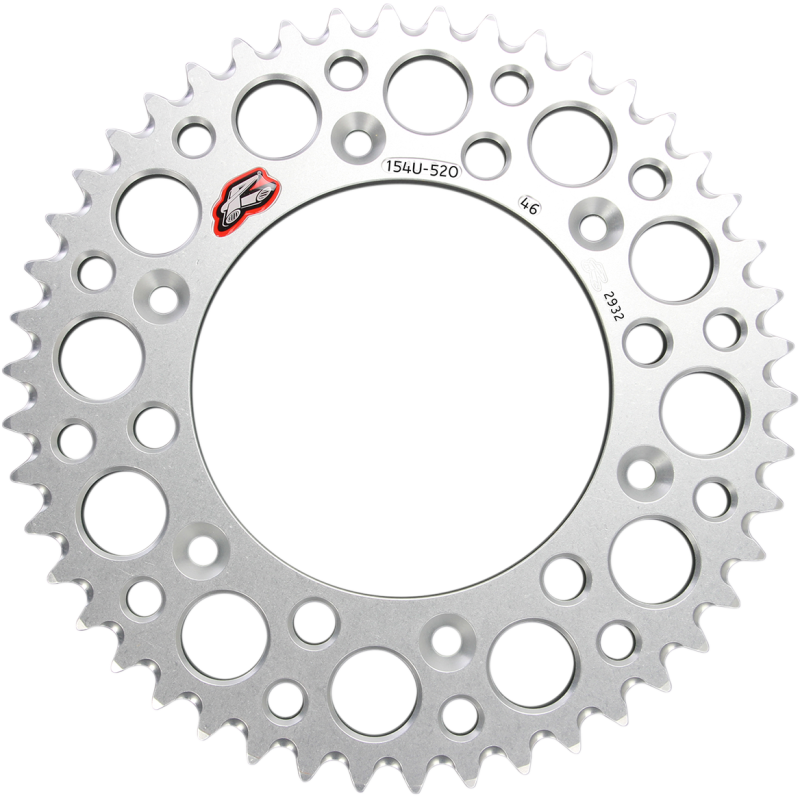 RENTHAL SPROCKET 154U-520-46 SILVER