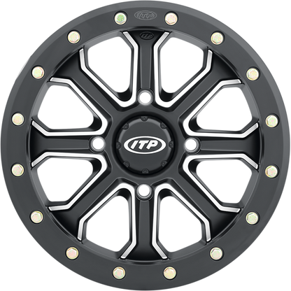 INERTIA BEADLOCK 14X7 4/137 5+2 (+30mm) MATTE BLK MACHINED