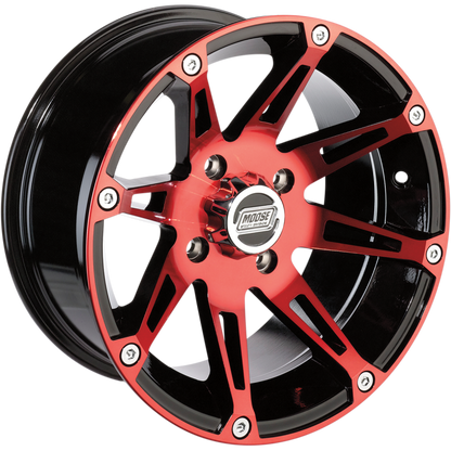 TYPE 387X 12X7 4/110 4+3 MACHINED W/BLACK-RED