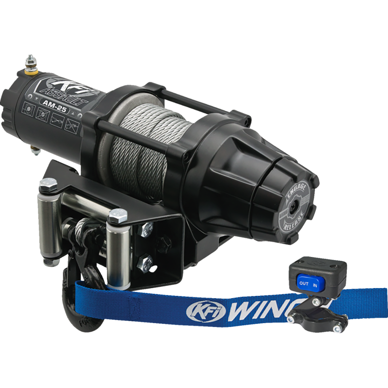 ASSAULT WINCH - 2500 LB - METAL CABLE