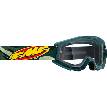 FMF POWERCORE GOGGLE ASSAULT CAMO - CLEAR LENS