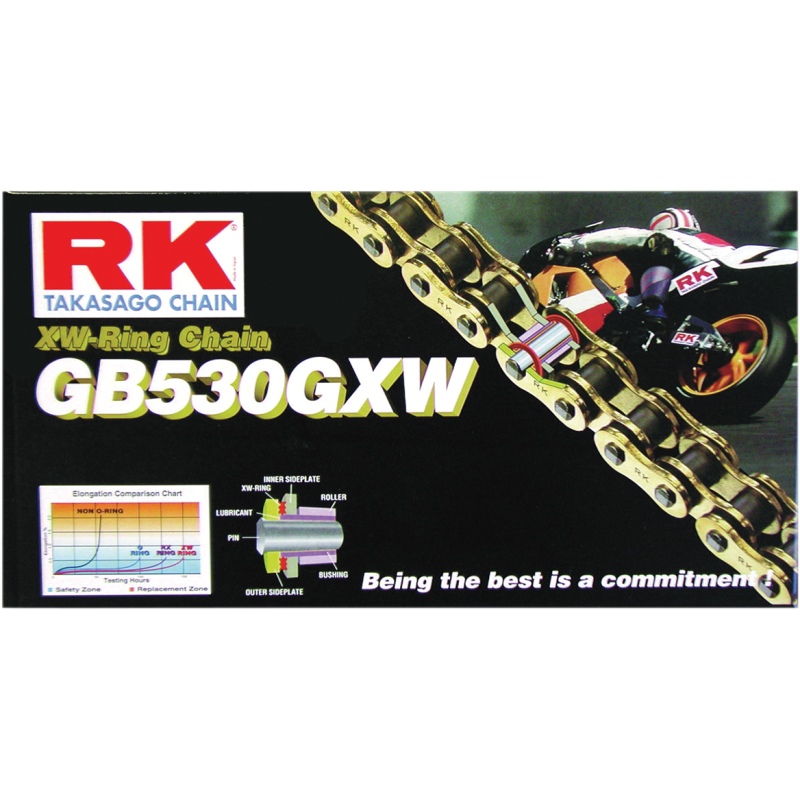 GB530GXWx110 GOLD PREMIUM XW-RING CHAIN