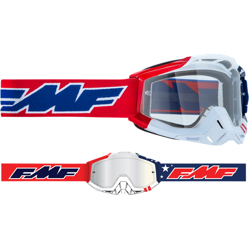 FMF POWERBOMB GOGGLE US OF A - CLEAR LENS