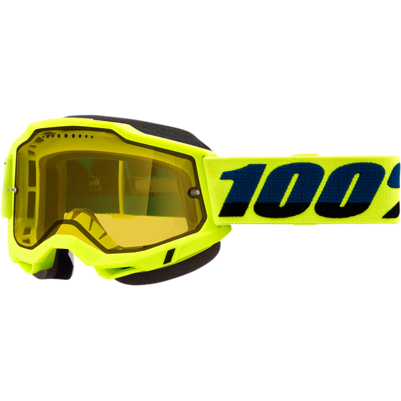 ACCURI 2 SNOWMOBILE GOGGLE YELLOW - YELLOW VENTED DUAL LENS