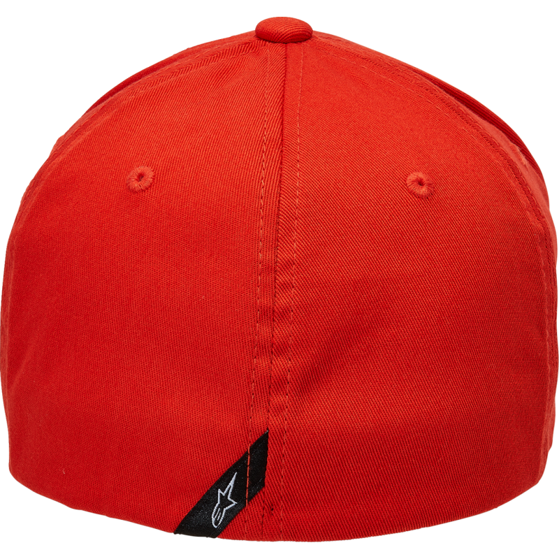 HAT CORP SHIFT RD/BK S/M