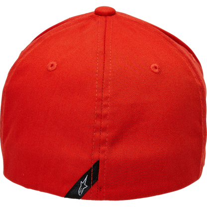 HAT CORP SHIFT RD/BK S/M