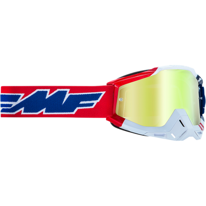 FMF POWERBOMB GOGGLE US OF A - TRUE GOLD LENS