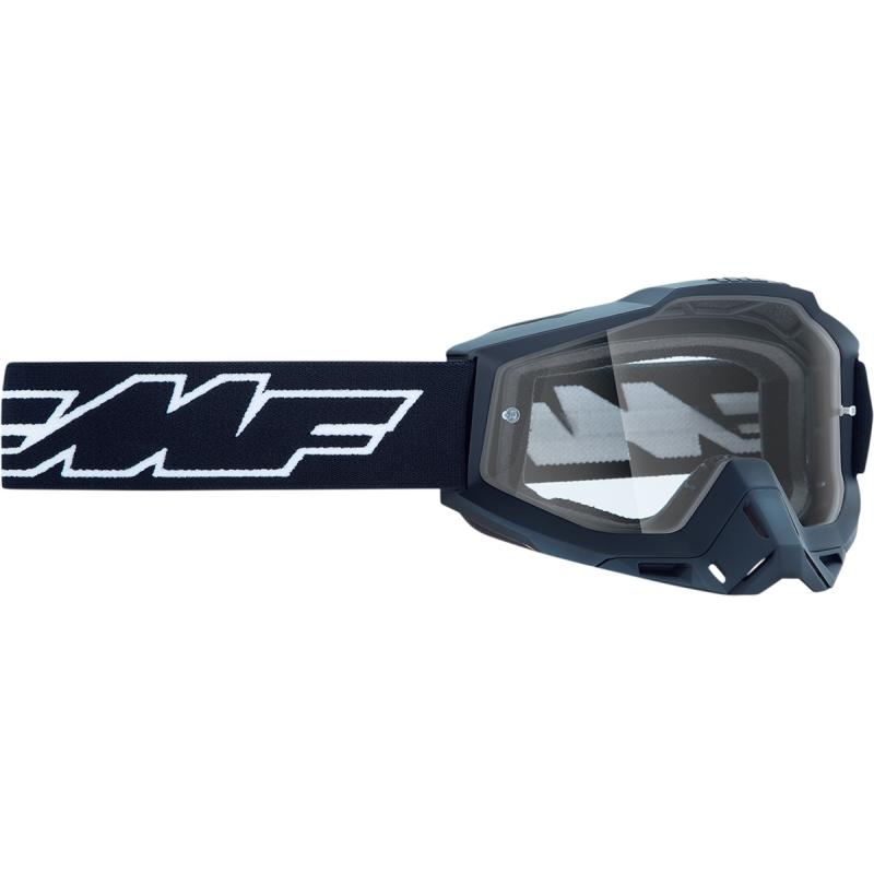 FMF POWERBOMB YOUTH GOGGLE ROCKET BLACK - CLEAR LENS