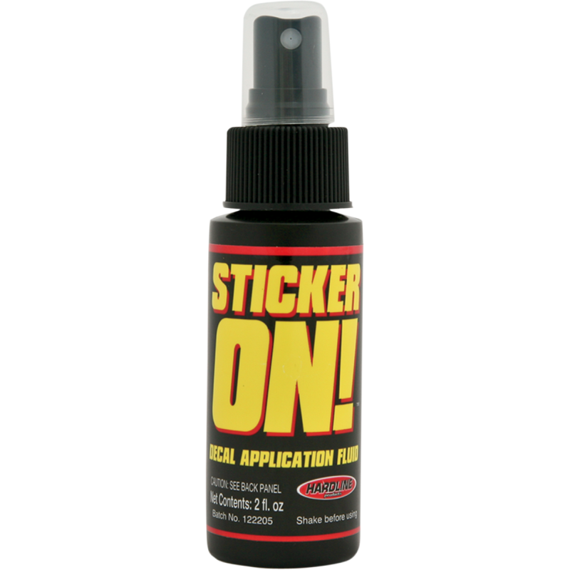 STICKER ON  1 BOTTLE X 2oz.