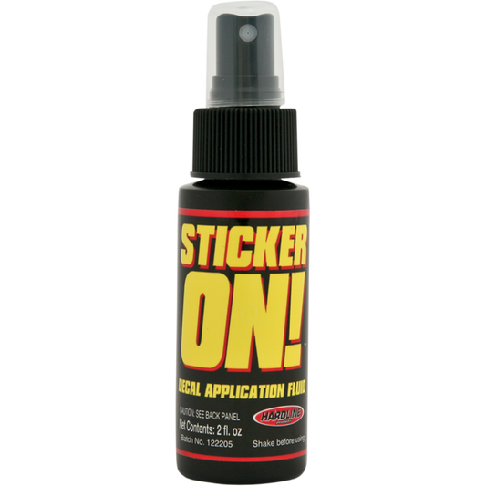 STICKER ON  1 BOTTLE X 2oz.