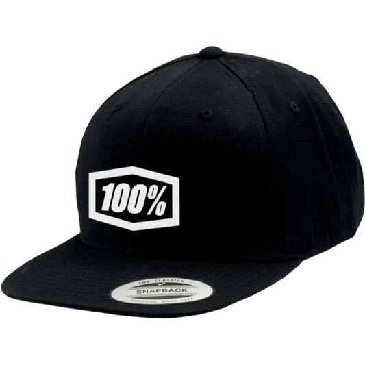 ESSENTIAL SNAPBACK HAT BLACK