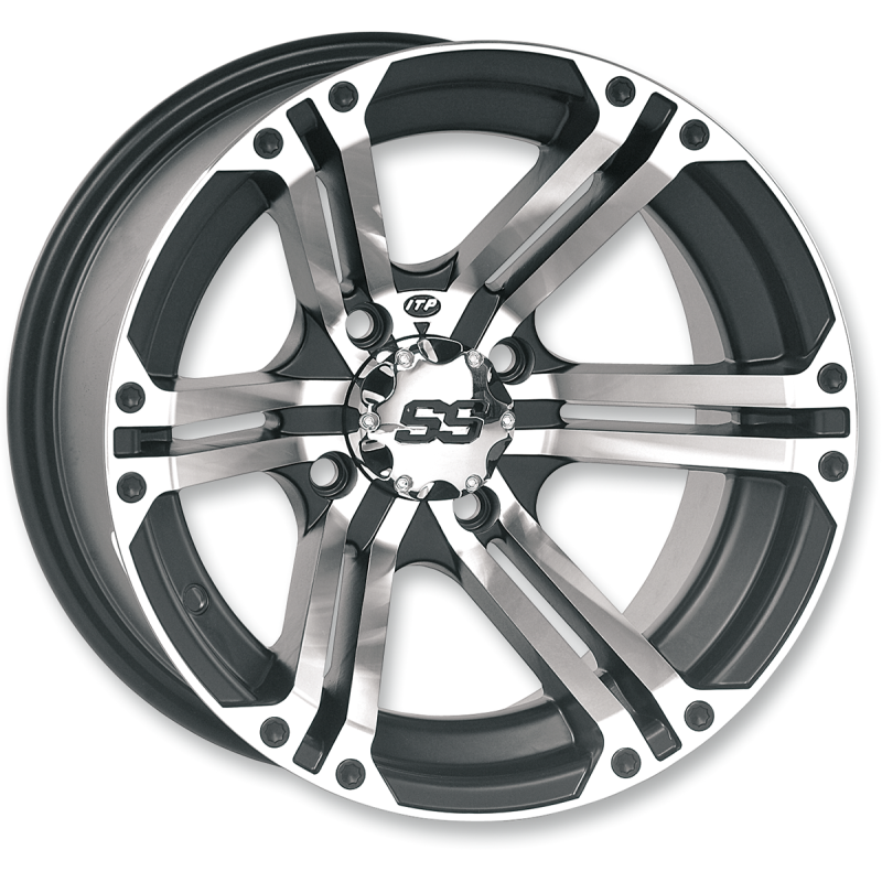 SS212 ALLOY 12X7 4/110 5+2 MACH-BLACK