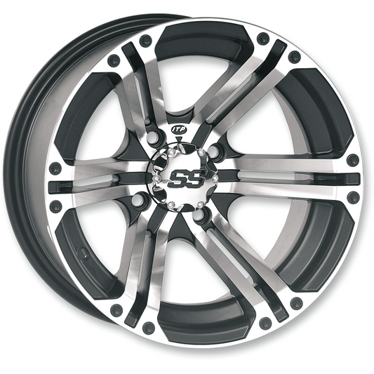 SS212 ALLOY 12X7 4/110 5+2 MACH-BLACK