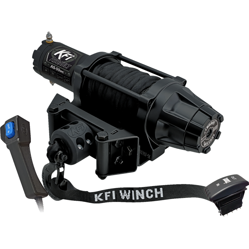 ASSAULT WINCH - 5000 LB - SYNTHETIC CABLE - WIDE