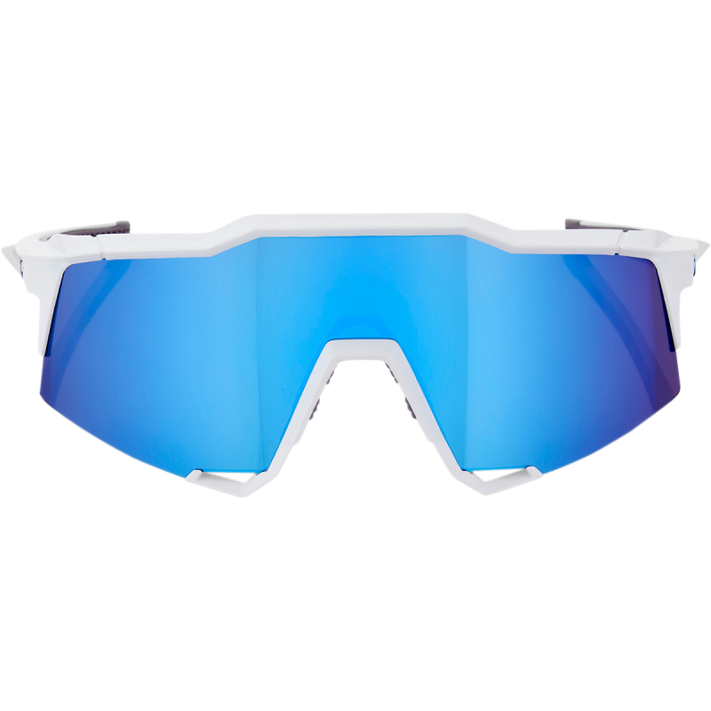 SPEEDCRAFT MATTE WHITE W/ HIPER ICEBERG BLUE MIRROR LENS