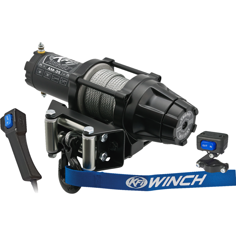 ASSAULT WINCH - 3500 LB - METAL CABLE