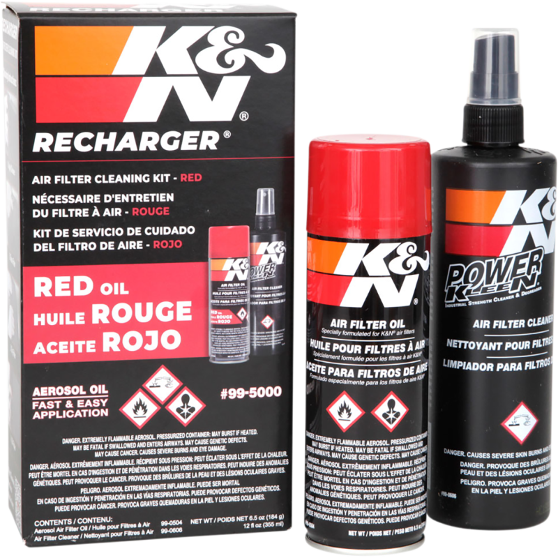 AEROSOL RECHARGER FILTER CARE KIT K&N