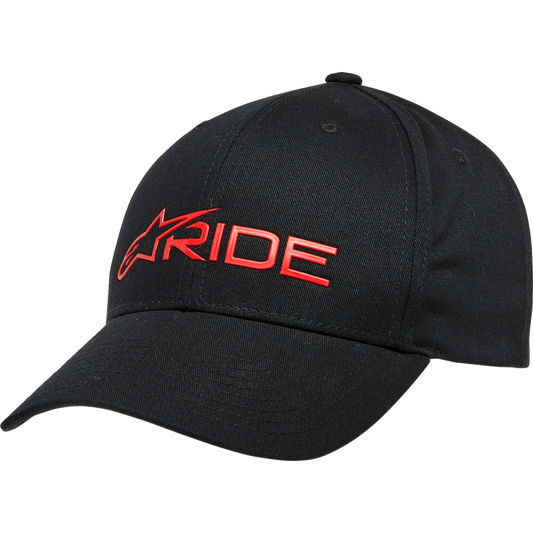 HAT RIDE3 BLACK/RED