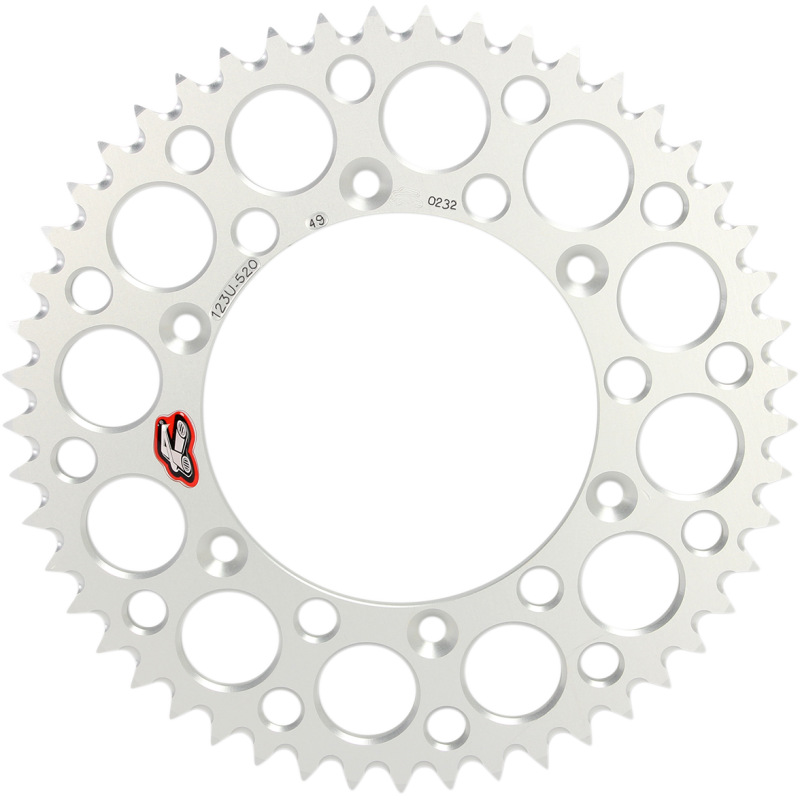 RENTHAL SPROCKET 123U-520-49 SILVER