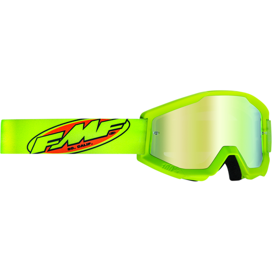 FMF POWERCORE GOGGLE CORE YELLOW - MIRROR GOLD LENS