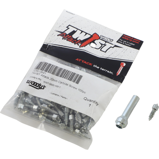 SCREWS TWIST 20MM 100PK