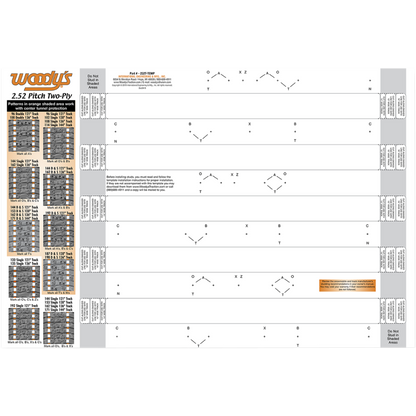 TEMPLATE 2.52PT 2PLY TRAC