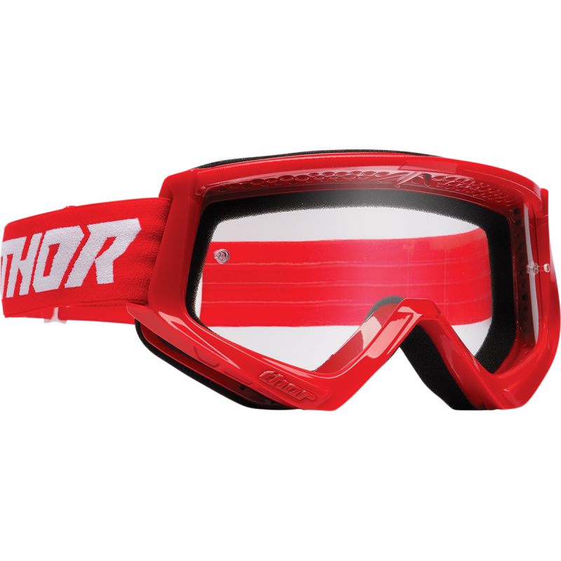 GOGGLE COMBAT RACER RD/WH