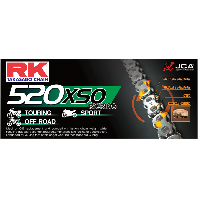 GB520XSOx110 GOLD PERF. RX-RING CHAIN (R