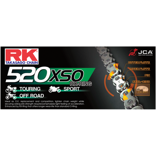 GB520XSOx110 GOLD PERF. RX-RING CHAIN (R