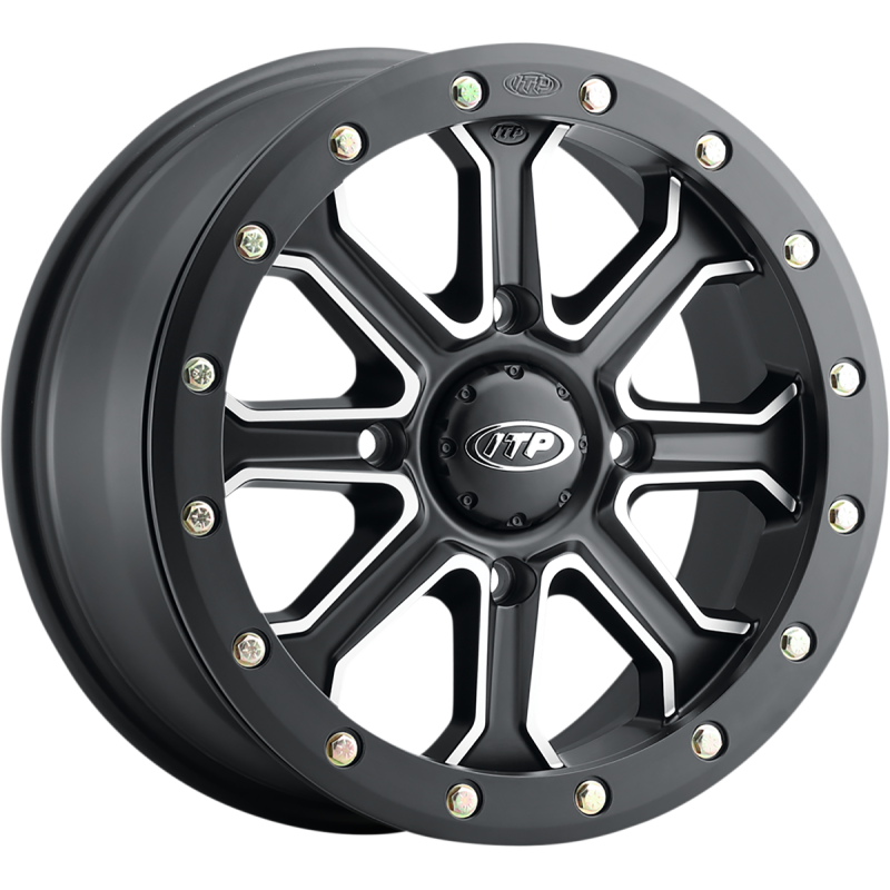 INERTIA BEADLOCK 14X7 4/137 5+2 (+30mm) MATTE BLK MACHINED