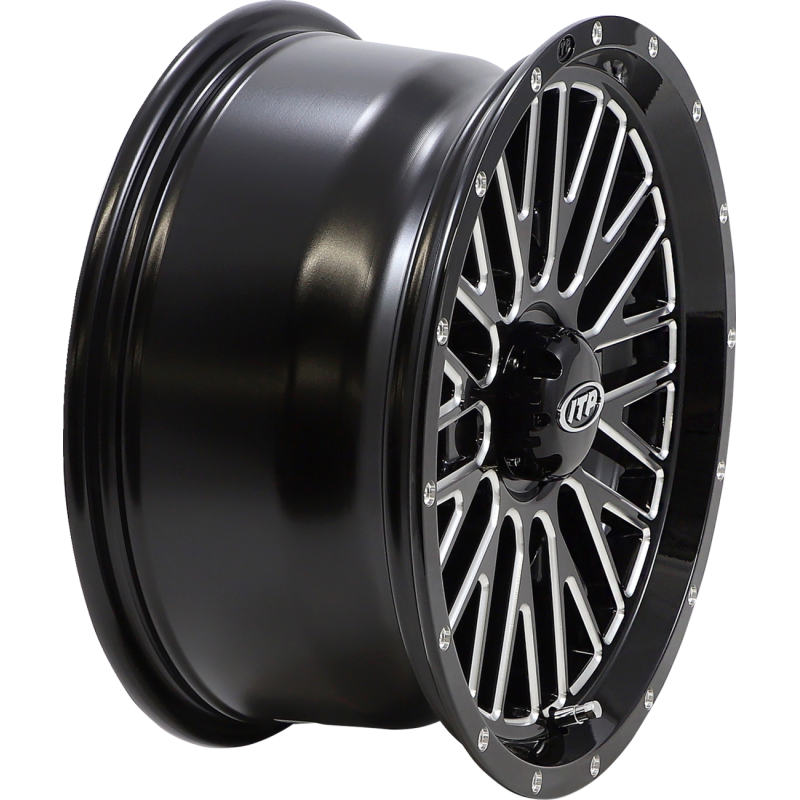 MOMENTUM 15X7 4/156 5+2 (+30mm) GLOSS BLACK MACHINED