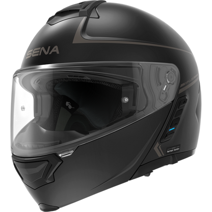 IMPULSE SMART HELMET FLIP-UP MATT BLACK S SIZE DOT