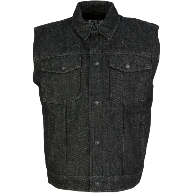 VEST DENIM BK L