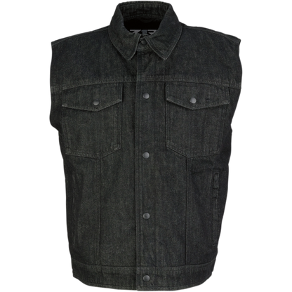 VEST DENIM BK L