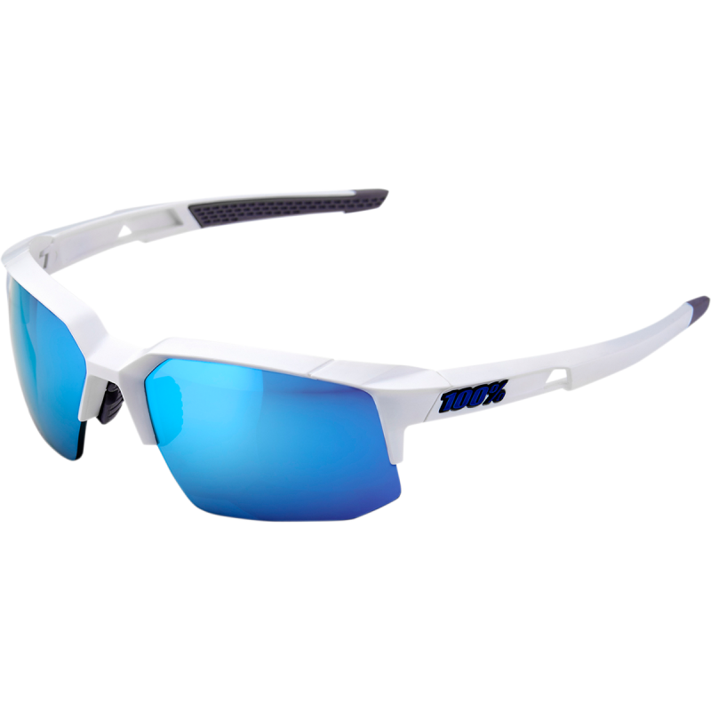 SPEEDCOUPE MATTE WHITE W/ HIPER ICEBERG BLUE MIRROR LENS