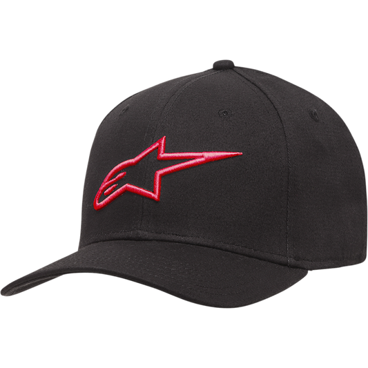 HAT AGELS CV BK/RED S/M