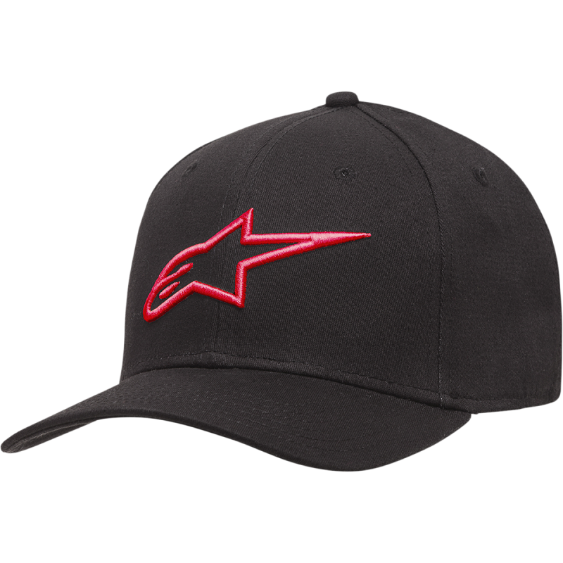 HAT AGELS CV BK/RED L/XL