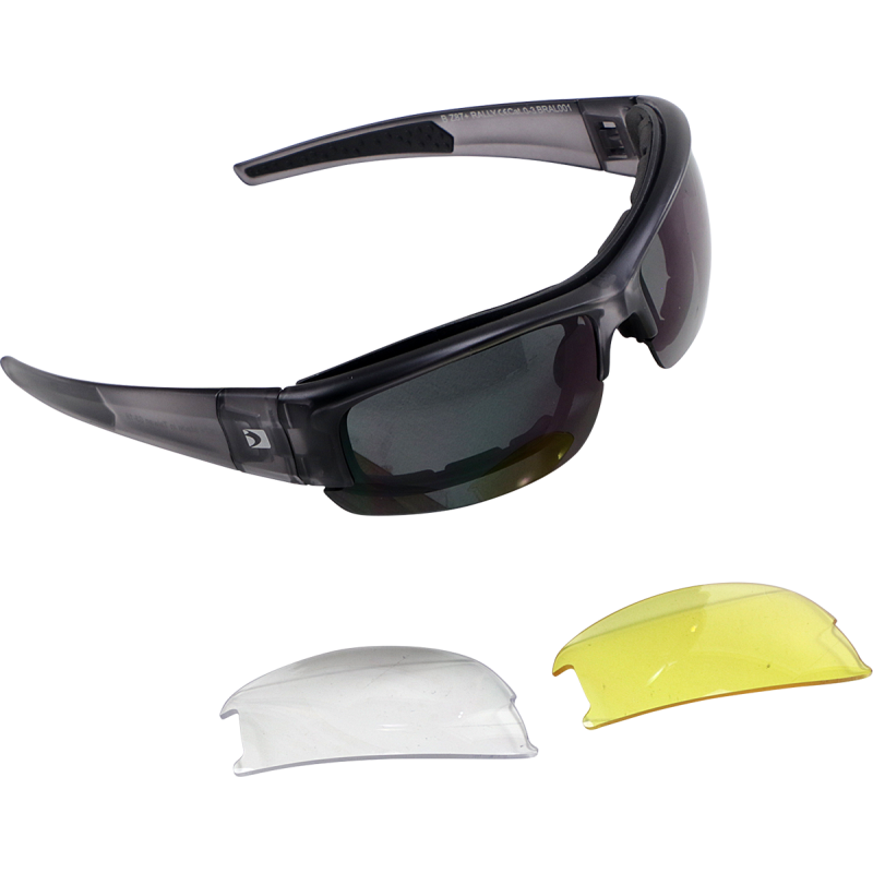 RALLY CONVERTIBLE INTERCHANGEABLE LENSES SMOKED YELLOW CLEAR